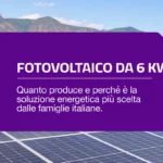 Fotovoltaico da 6 kW